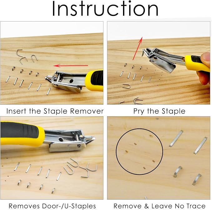 Staple Remover Heavy Duty Staple Puller, Upholstery Tool Industrial Staple - Image 4