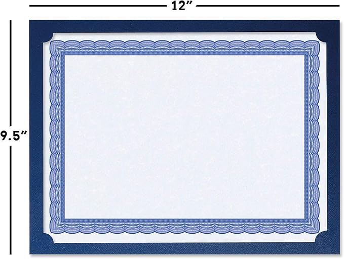 Plain Blue Certificate Holders - Image 2