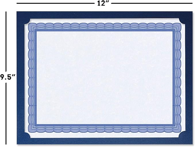 Plain Blue Certificate Holders - Image 2