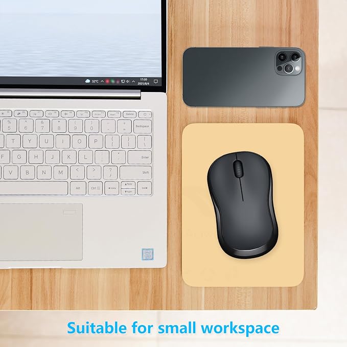 Dapesuom Small Mouse Pad, 6 x 8 Inch Thick Rubber Premium-Textured Non-Slip - Image 3