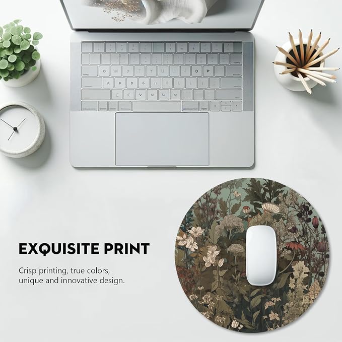 Botanical Elegance Wildflower Mouse Pad - Image 6