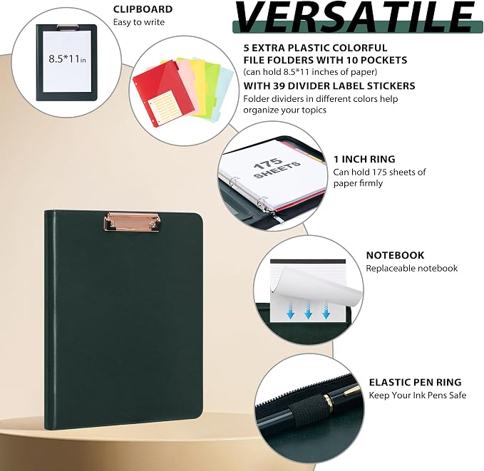 Ospelelf Leather Clipboard - Image 3