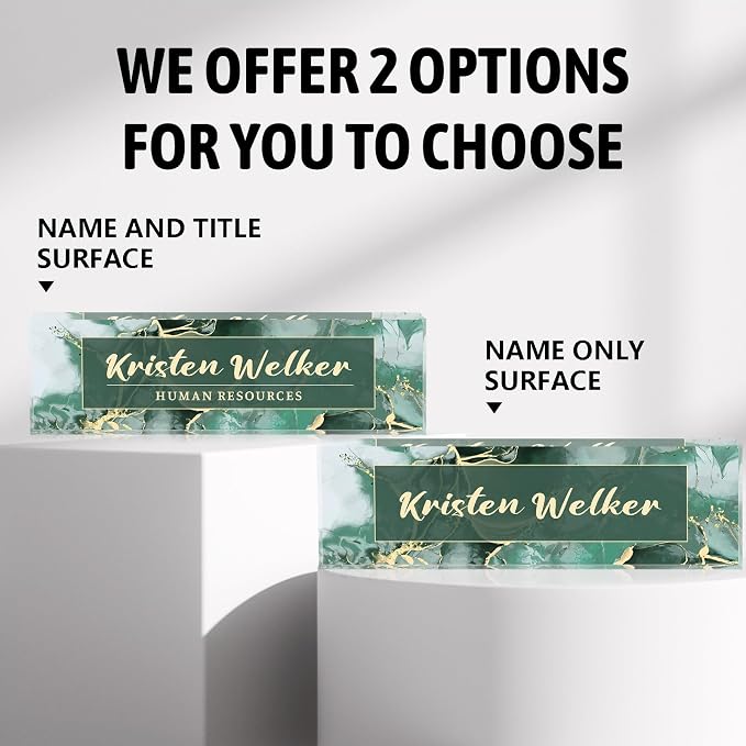 Desk Name Plate Personalized, Custom Name Plate - Image 4