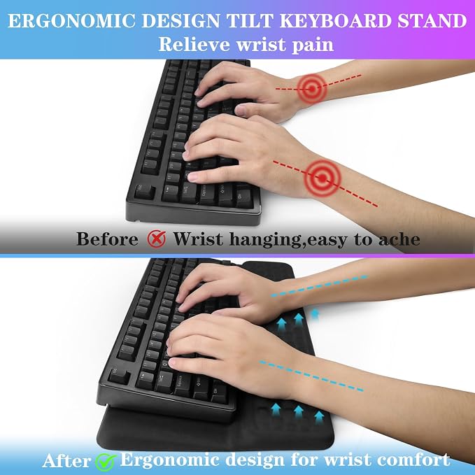 Computer Keyboard Stand Pad - Image 3