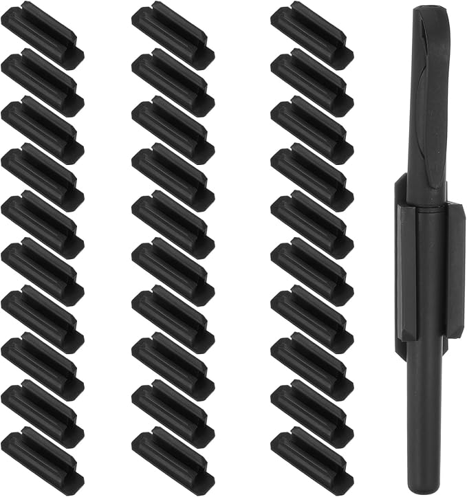 PATIKIL Pen Holder for Desk, 30 Pack Adhesive Pencil Holders Silicone Pencil by PATIKIL