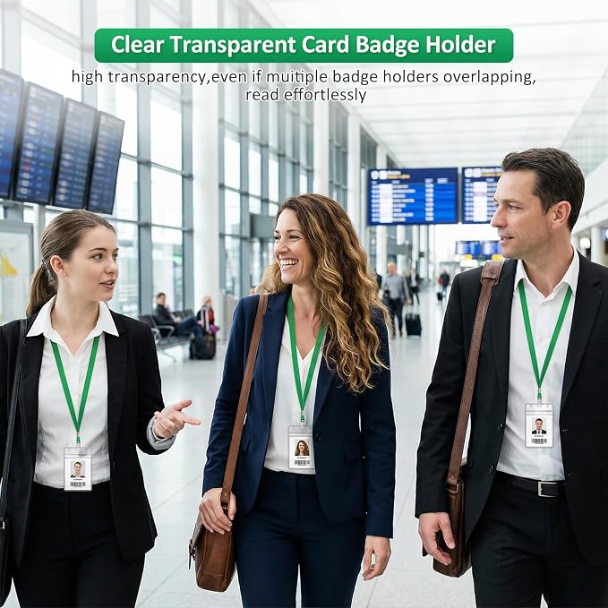 Marspark 300 Pcs ID Badge Holder - Image 6
