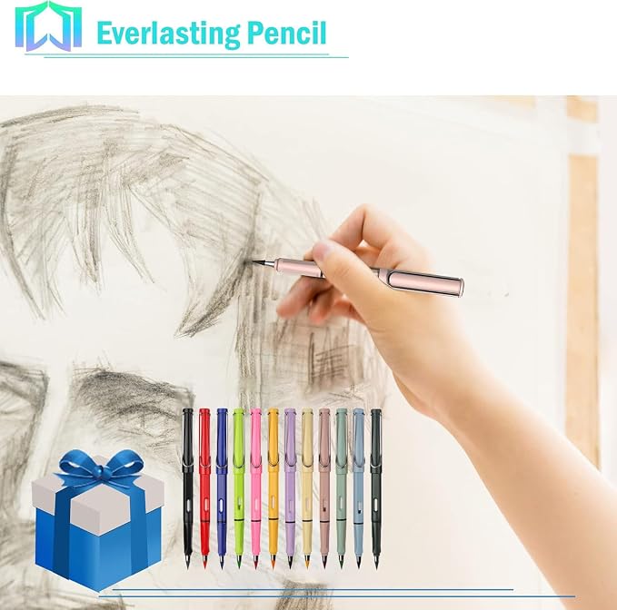 12 Sets Everlasting Pencil, Infinity Pen, NO-Sharpening Pencils - Image 4