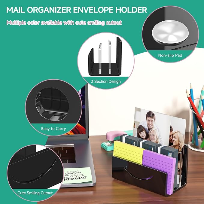 Mail Organizer Envelope Holder - Image 4