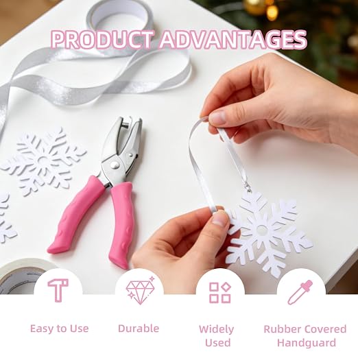 2PCS Single Hole Punch, 1/4" Hole Puncher - Image 4