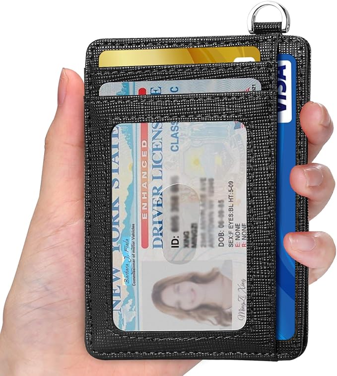 Slim Minimalist Front Pocket Wallet, RFID Blocking Credit Card Holder Wallet - Image 2