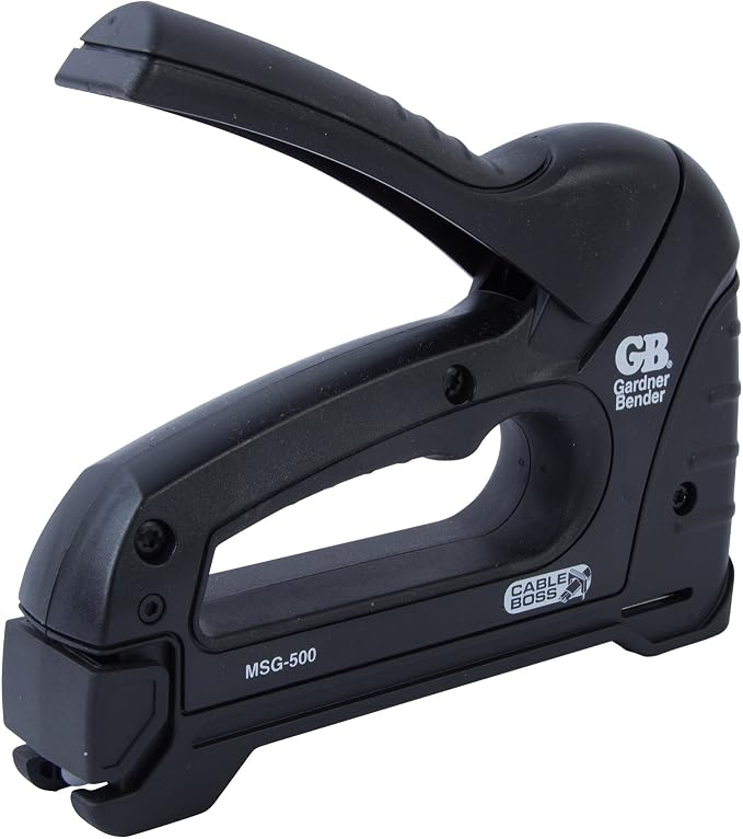 Gardner Bender MSG-501B Heavy-Duty Cable Boss Staple Gun, Secures Coax - Image 2