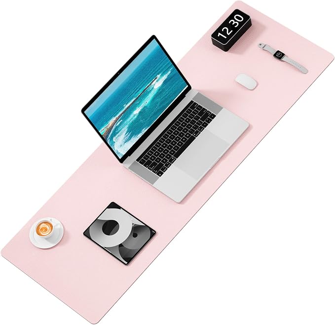 Hsurbtra Desk Pad, XXXL Extended Mouse Pad, Waterproof Desktop Blotter Protector - Image 2