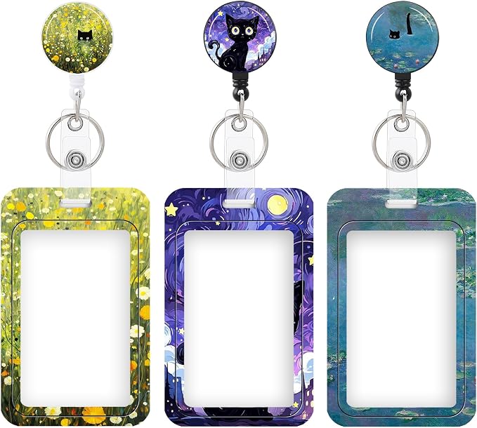 3 Set Heavy Duty Badge Holder by COOKOOKY