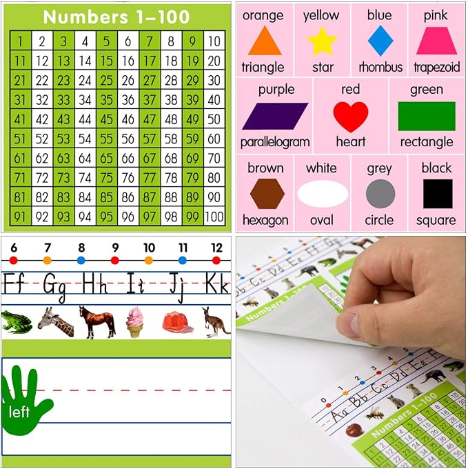 Fancy Land Traditional Manuscript Nameplates Self Adhesive Primary Students - Image 4