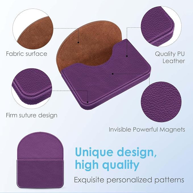Business Card Holder，PU Leather Business Card Case Color Printing Pattern Card - Image 3