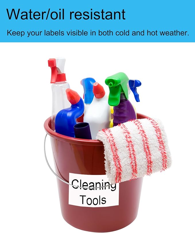 60PCS Labels for Storage Bins, 6 X 4 Inch Removable Labels for Storage Bins - Image 4