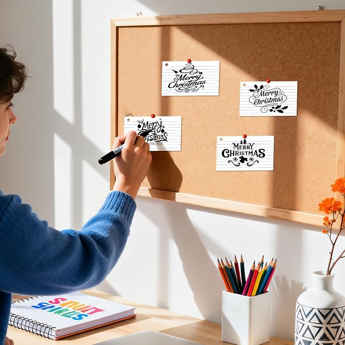 200 Count 3 x 5 Inch White Index Cards - Image 3