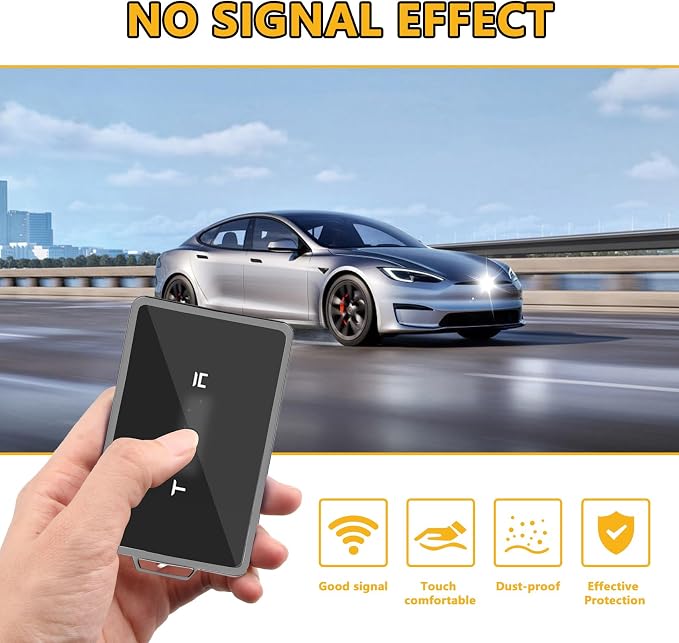 FT FUNTOR for Tesla Transparent Key Card Holder, TPU Card Case Protector - Image 4