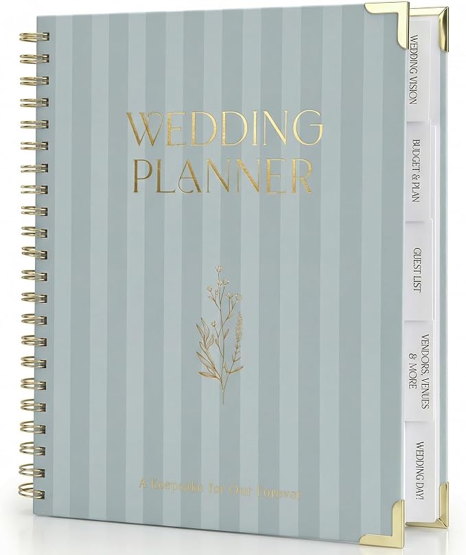 Beautiful Wedding Planner Book and Organizer by ZICOTO