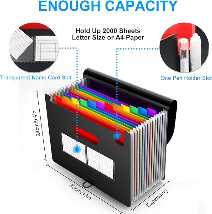 3 Pack Expanding File Folder - Image 4