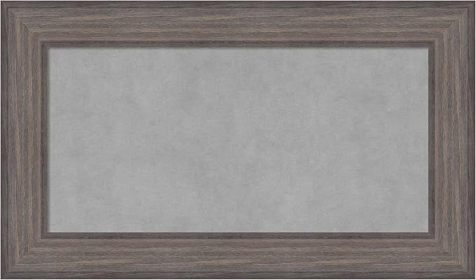 Amanti Art Grey Framed Magnetic Board 17x29 Small Vision Board by AmantiArt