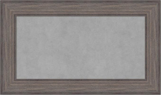 Amanti Art Grey Framed Magnetic Board 17x29 Small Vision Board by AmantiArt