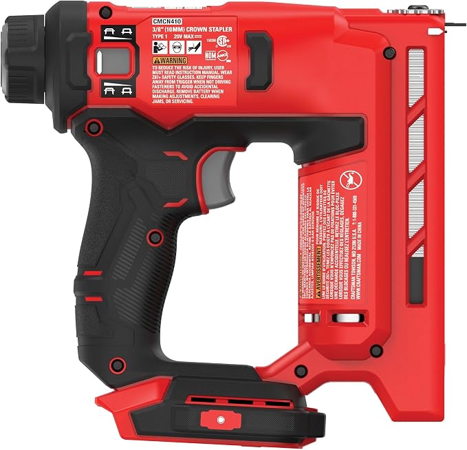 CRAFTSMAN V20 Staple Gun, 3/8 in. Wide Crown Stapler, Cordless Staple Gun - Image 8