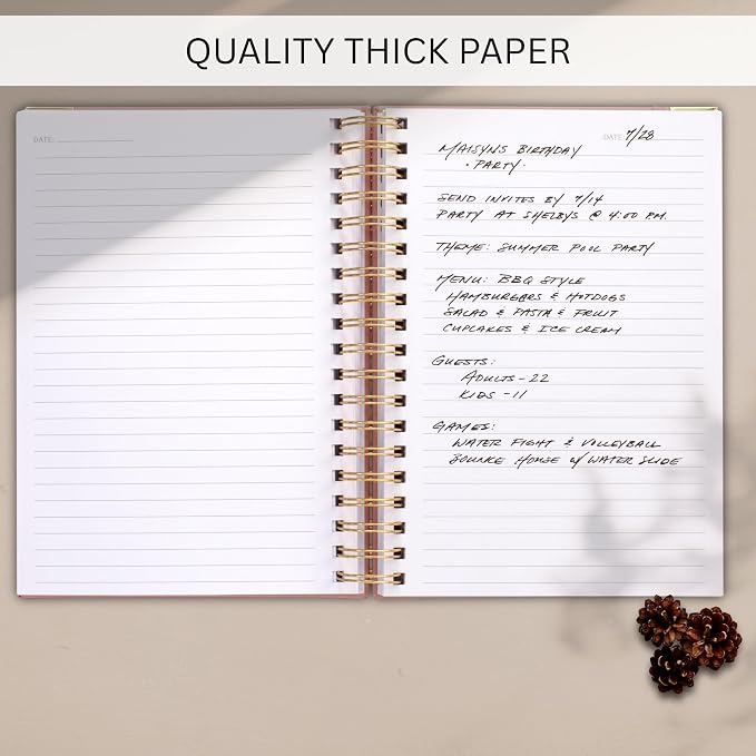 Aesthetic Thick Spiral Notebook Journal - Image 7