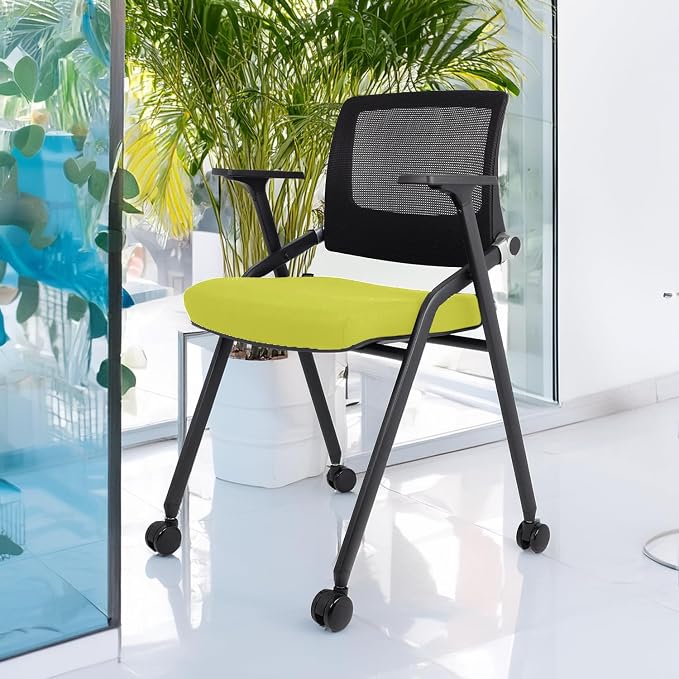 SLKJChr 10 Pack Foldable Office Chairs - Image 2