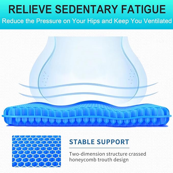 Gel Seat Cushion for Long Sitting - Image 2