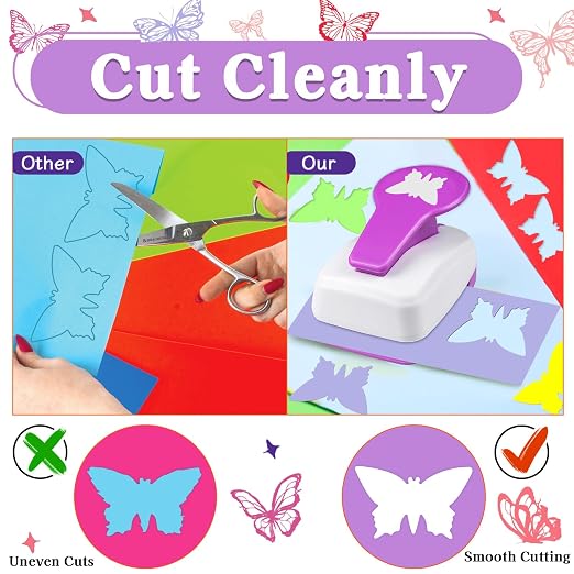 Paper Punch 1.8 Inch Butterfly Hole Punch - Image 6