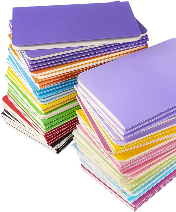 Gwybkq Small Blank Notepads Bulk 60 Pack Mini Pocket Notebooks Journal Set by Gwybkq