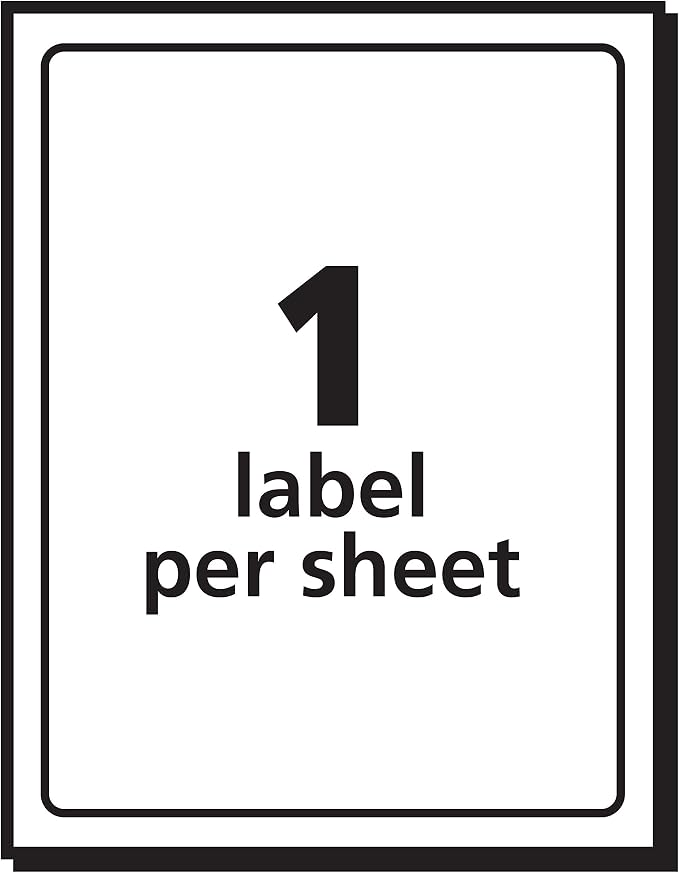 Avery Printable Shipping Labels, 20 Blank Address Labels - Image 4