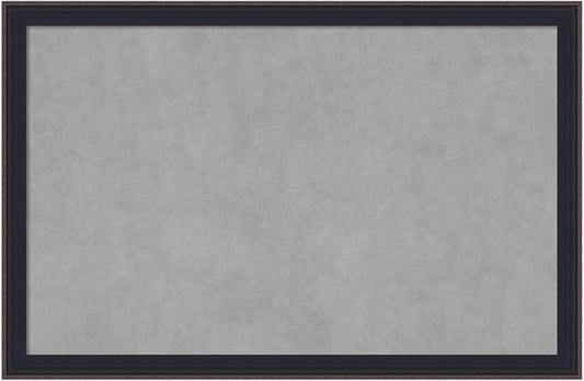 Amanti Art Black Framed Magnetic Board 23x35 Large Vision Board by AmantiArt