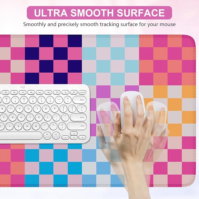 iCasso Desk Matt for Desktop, Cute Desk Pad Mat, XXL Large Mouse Pad, Anti-Slip - Image 5