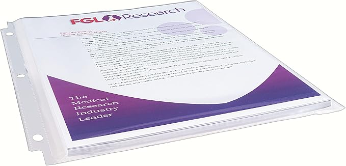 Avery Clear High-Capacity Sheet Protectors, Hold 50 Sheets, Heavyweight - Image 5