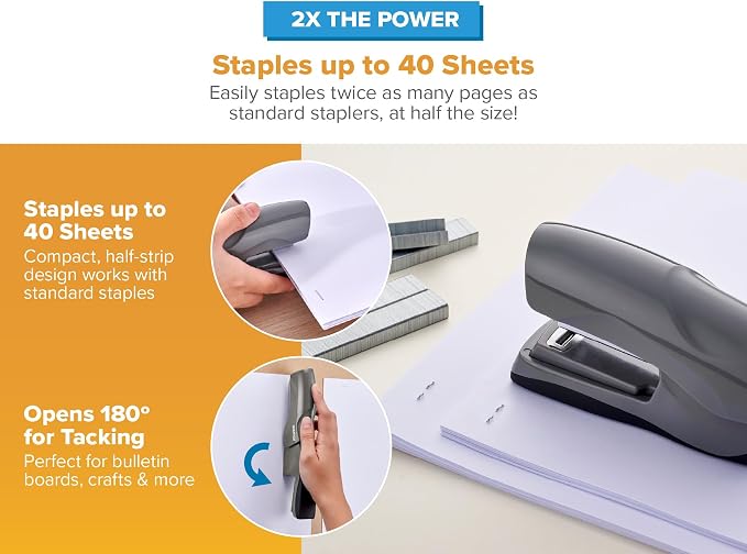 Bostitch Office Heavy Duty 40 Sheet Stapler - Image 6