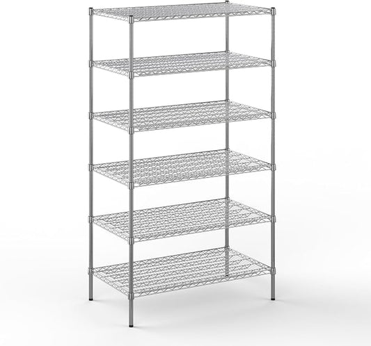 Regal Altair 24" Deep x 42" Wide x 74" Height Wire Shelving Kit | 6-Tier | NSF by Regal+Altair