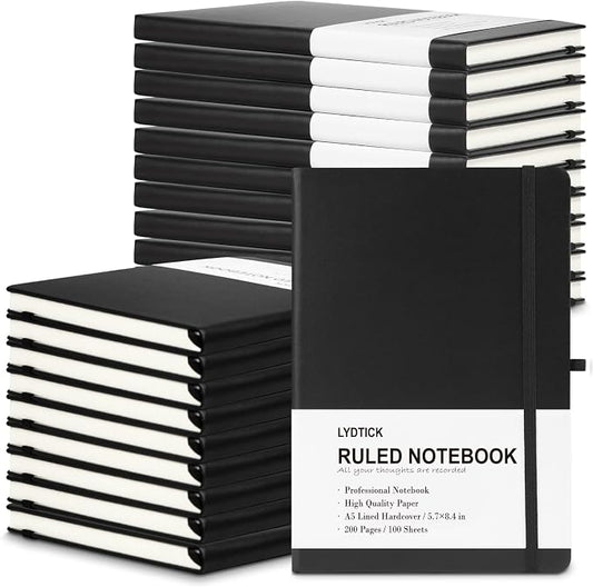 LYDTICK 20 Pack Journals for Writing College Ruled Notebooks Journal in Bulk by LYDTICK