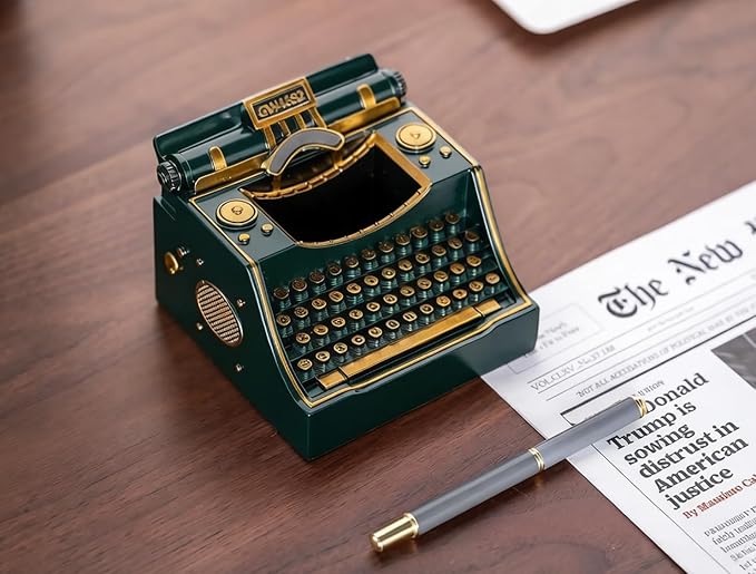 Retro Typewriter Pen Holder Desk Organizers - Image 9