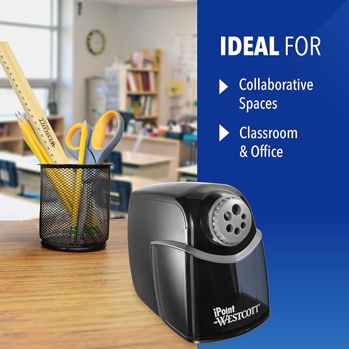 Westcott iPoint Heavy Duty Electric Pencil Sharpener - Image 4
