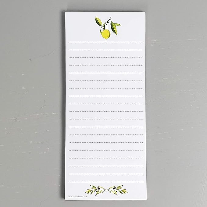Lemon and Olive Branch Refrigerator Notepads - Image 2
