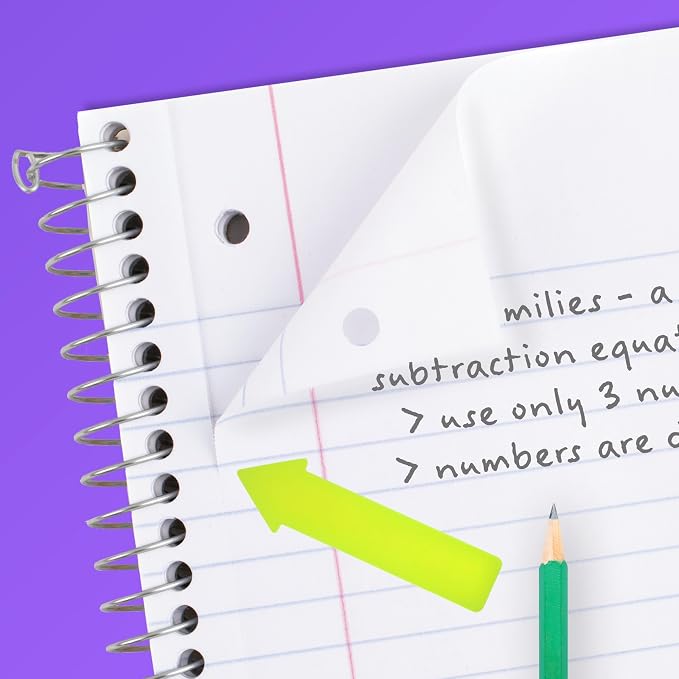 Mead Spiral Notebook, 1 Subject, Wide Ruled Paper, 70 Sheets, Selected Colors - Image 4