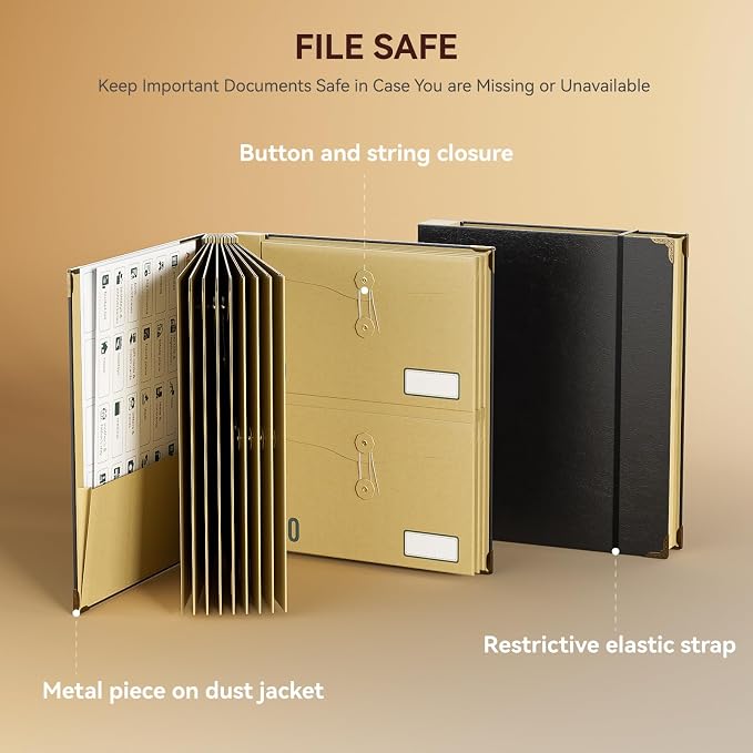 ABC life Document Organizer, Expanding File - Image 7