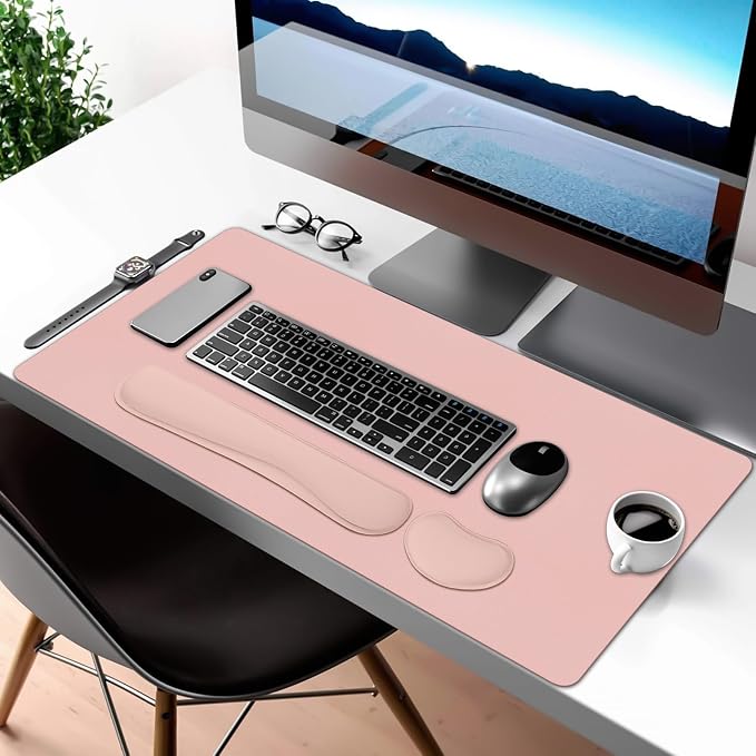 Desk Pad Mat Set, 3-in-1 Large Mouse Pads - Image 7