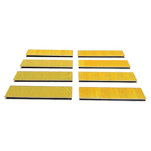 18 Gauge 1/4" Narrow Crown Staples 1-1/4" Leg Galvanized 2000 Pack by SimCos