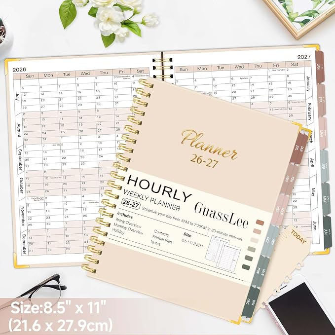 Large 2026-2027 Academic Planner, Weekly & Monthly Appointment Book from Jul. - Image 2
