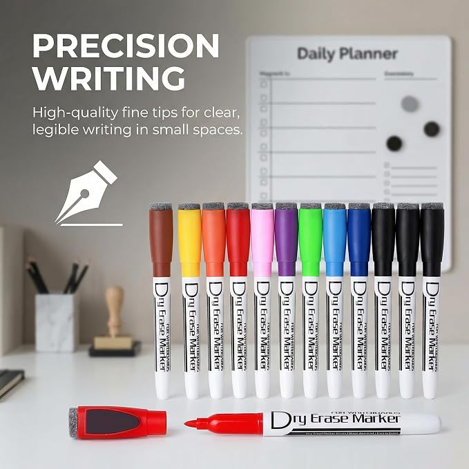 Volcanics Magnetic Dry Wipe Pens Dry Erase Markers - Image 4