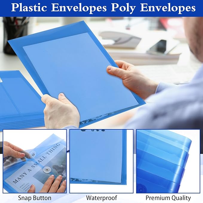 ReliThick 12 Pack Plastic Envelopes - Image 3