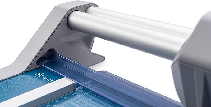 Dahle 552 Professional Rotary Trimmer, 20" Cut Length, 20 Sheet Capacity, Self-Sharpening, Dual Guide Bar, Automatic Clamp, German Engineered Paper Cutter-DeskLoop Office